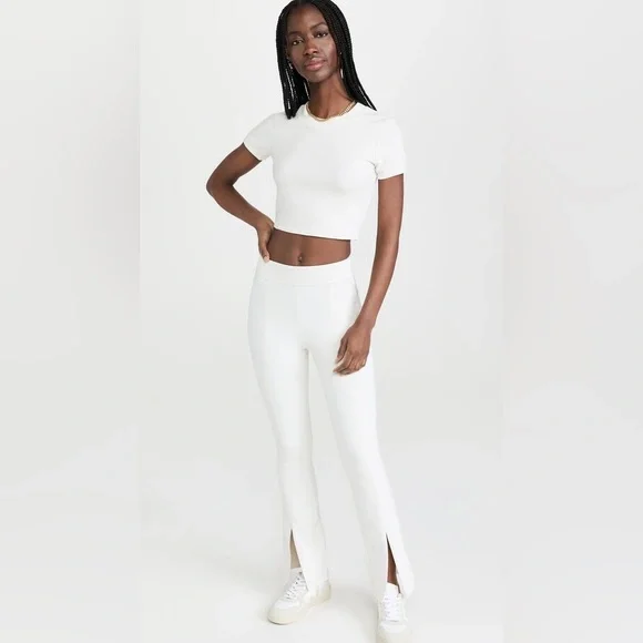 NWT Alo Yoga White Airbrush Flutter Leggings XS 🤍 - Picture 8 of 11